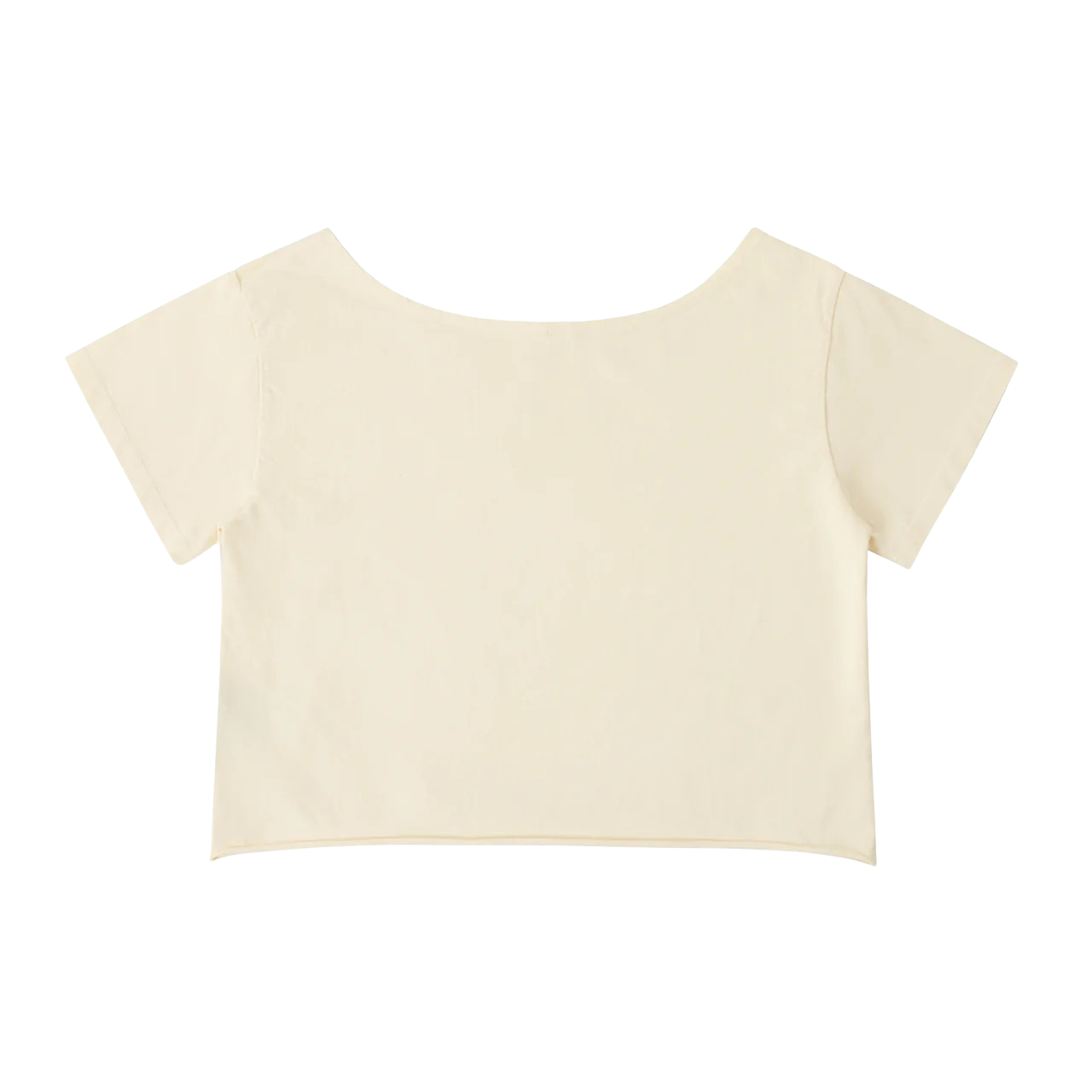 OFF-SHOULDER COTTON T-SHIRT