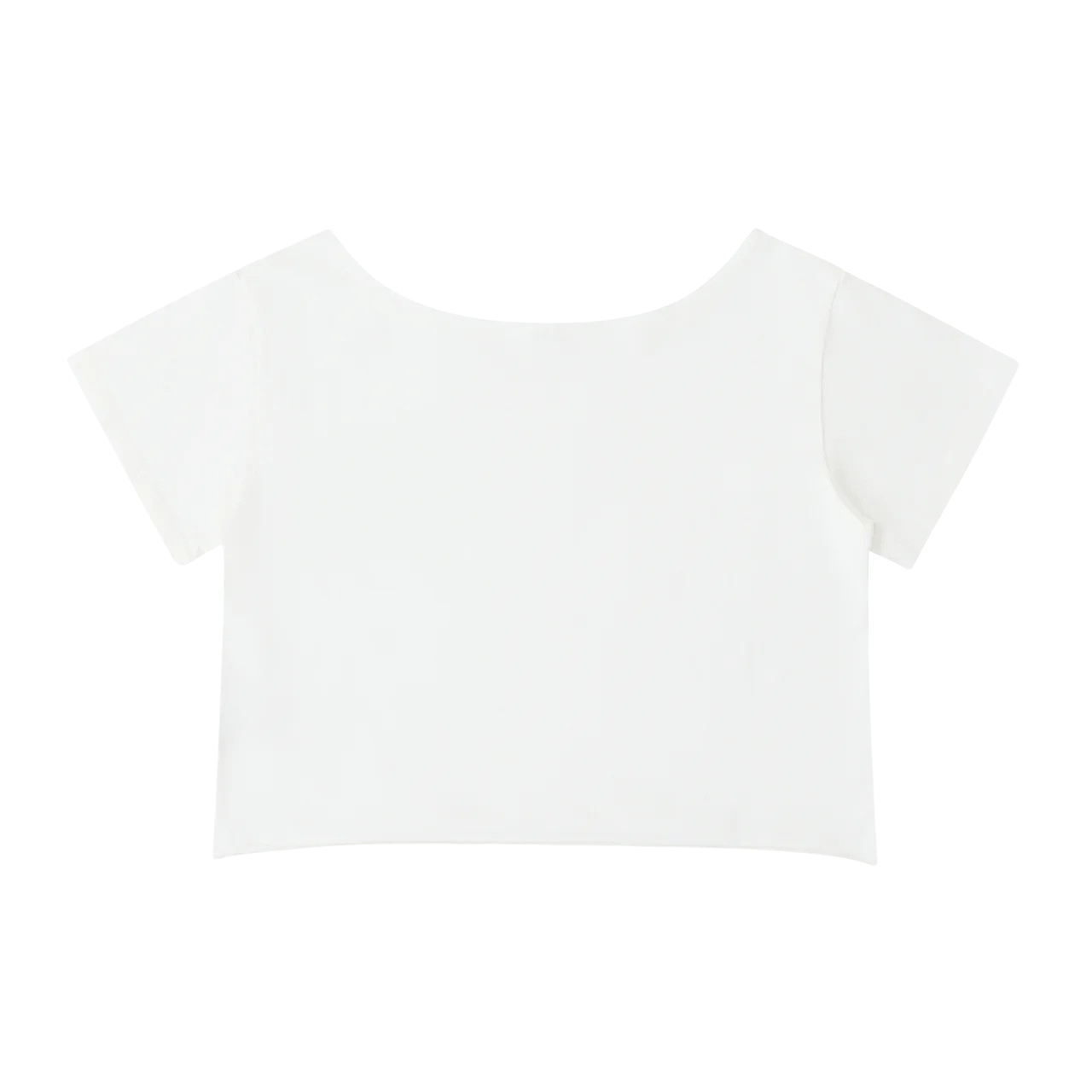 OFF-SHOULDER COTTON T-SHIRT