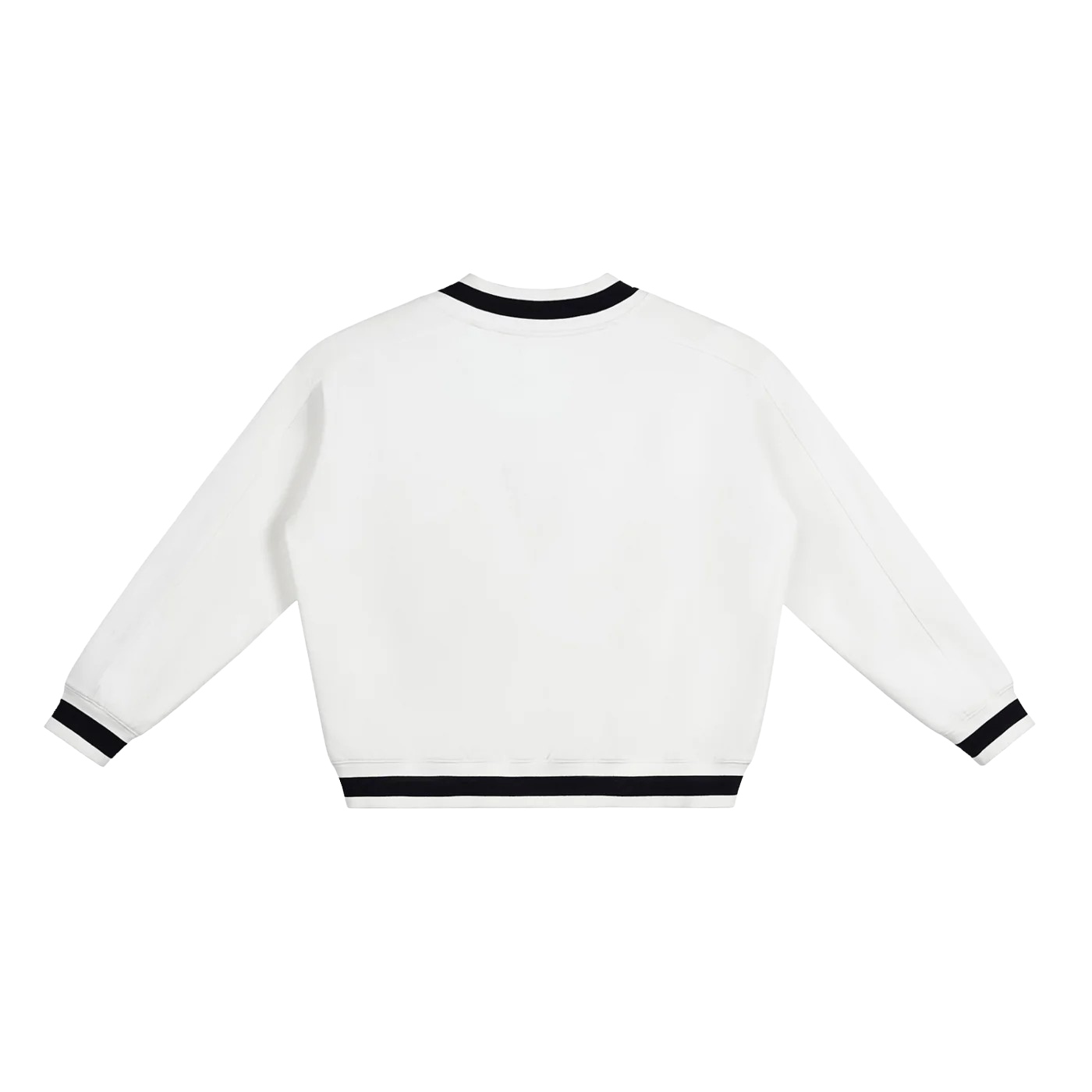 V-NECK COTTON SWEATER