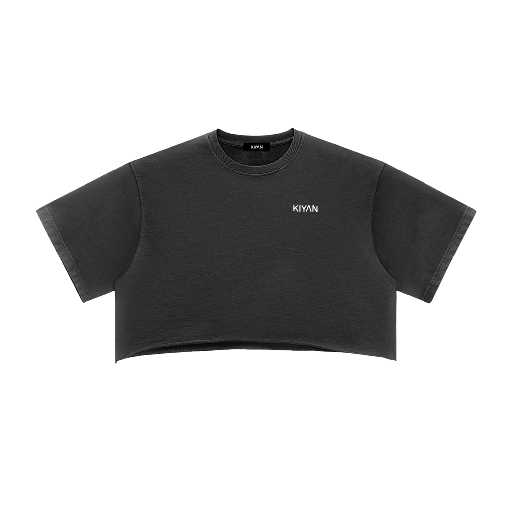 CLASSIC UNHEMED CROP TOP