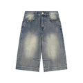 OVERSIZED DENIM SHORTS