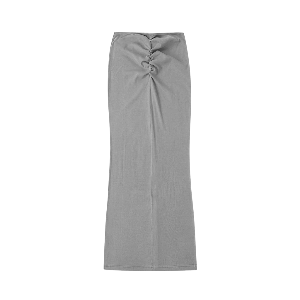 DRAWSTRING MAXI SKIRT