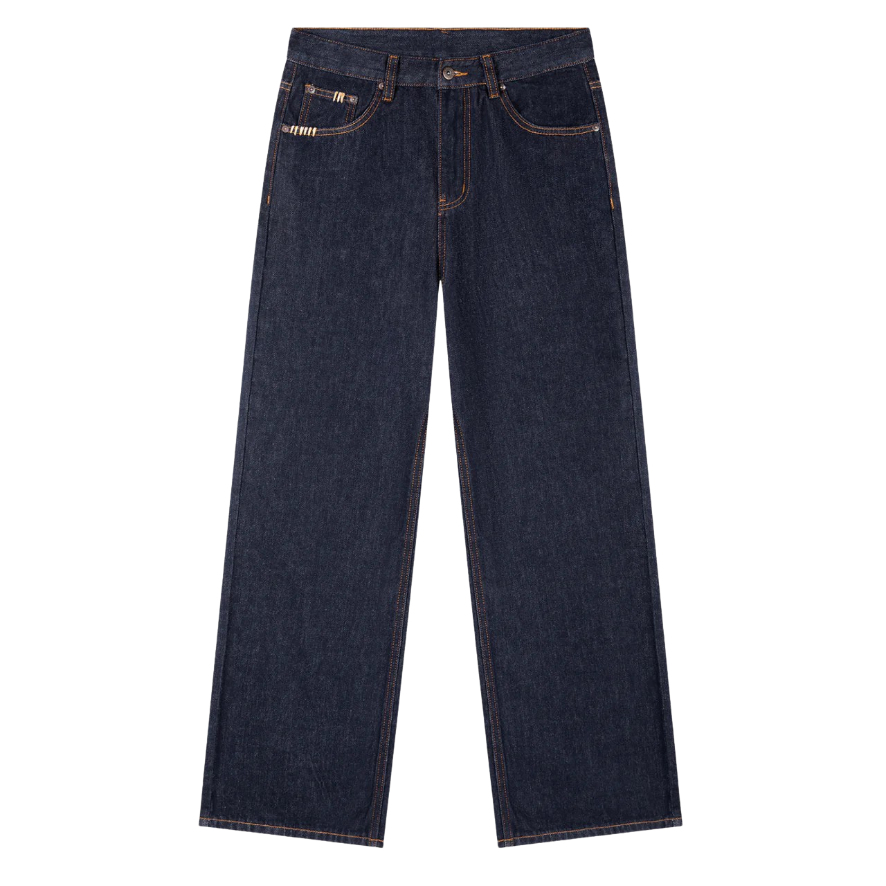 HEAVYWEIGHT STRAIGHT LEG DENIM JEANS