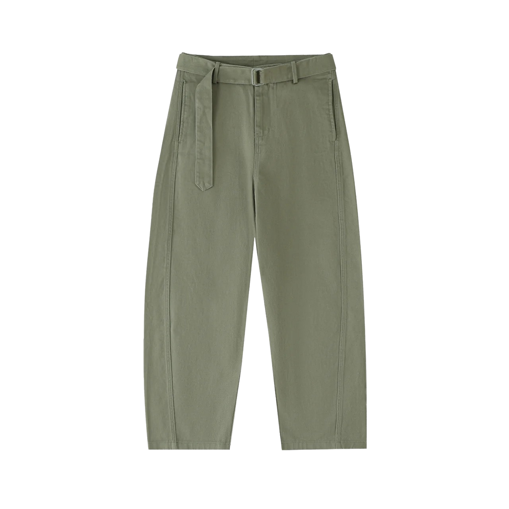 BARREL-LEG CHINO PANTS