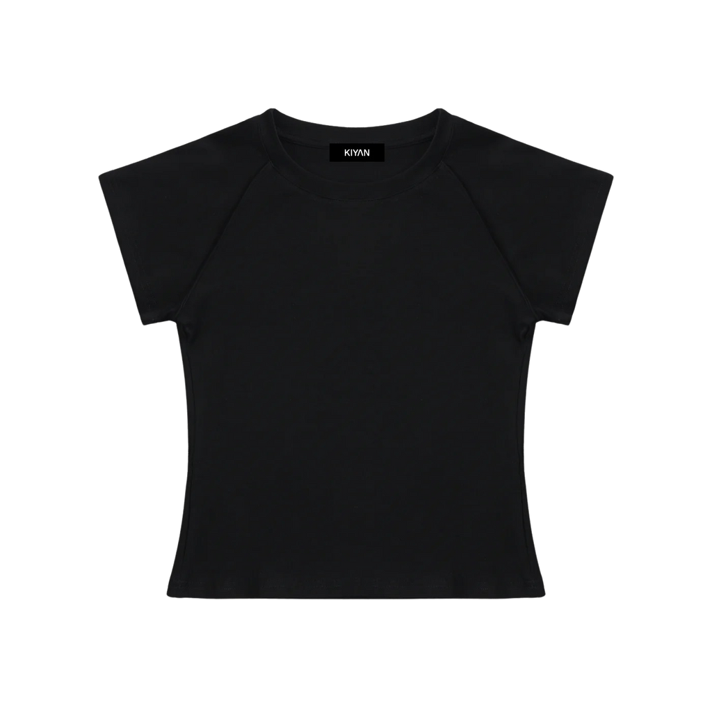 RAGLAN SLEEVE CROP TOP