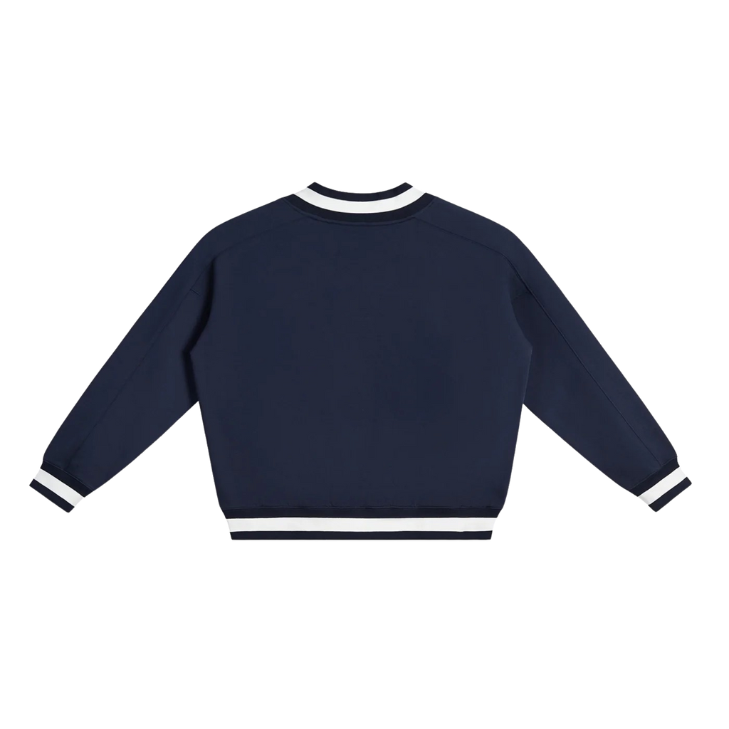 V-NECK COTTON SWEATER