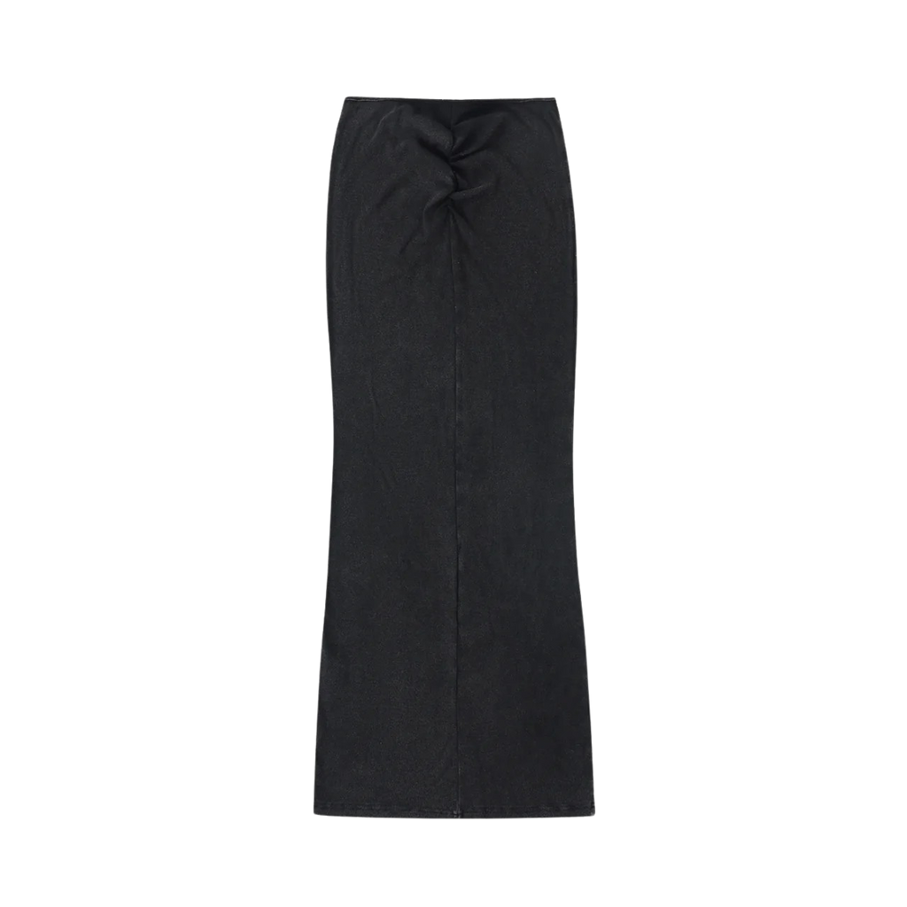DRAWSTRING MAXI SKIRT