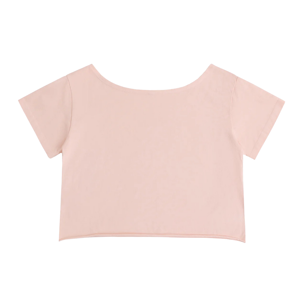 OFF-SHOULDER COTTON T-SHIRT