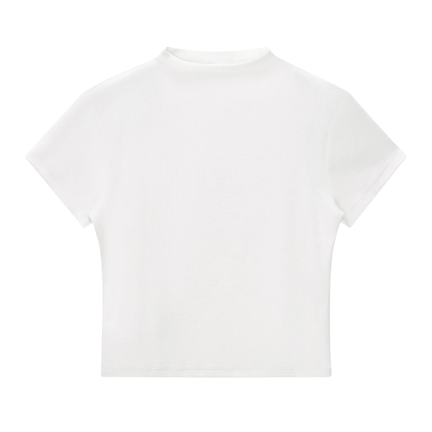 SLIM FIT MOCK NECK TEE