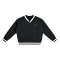 V-NECK COTTON SWEATER