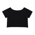 OFF-SHOULDER COTTON T-SHIRT