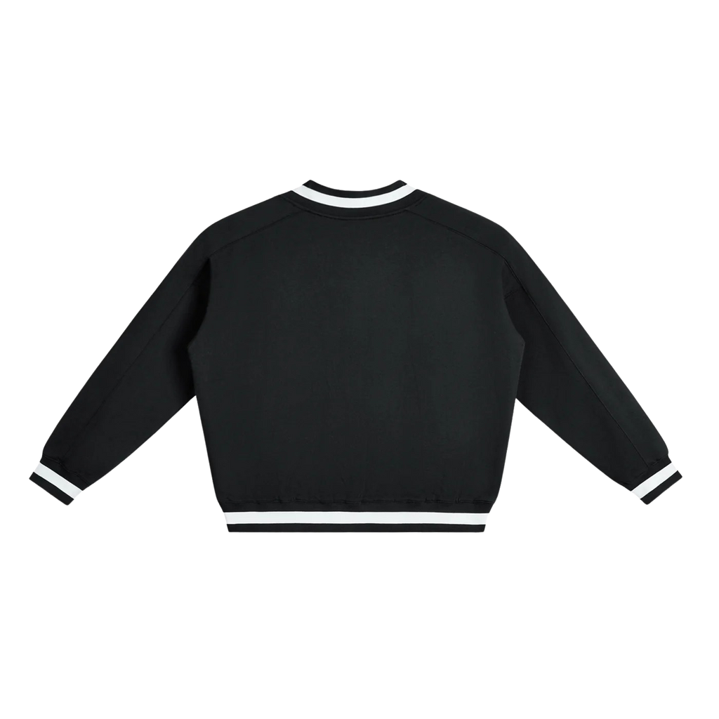 V-NECK COTTON SWEATER