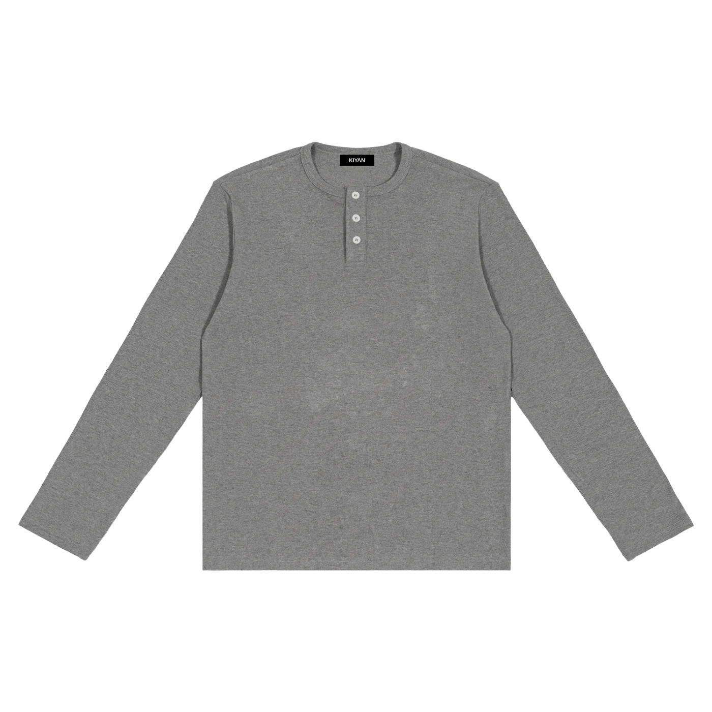 LONG SLEEVE HENLEY SHIRT
